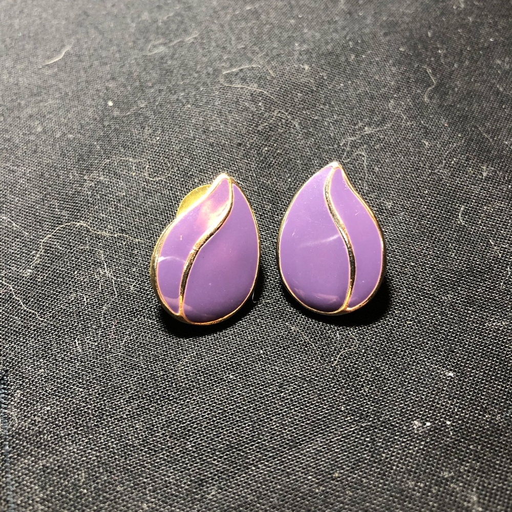 Enamel earrings